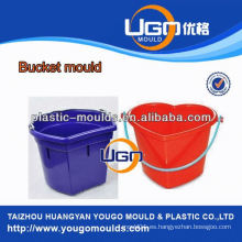 Diseño de moda de almacenamiento cubo de molde de fábrica / inyección de plástico molde de cubo de agua